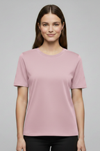 T-shirt da Donna con Scollo Rotondo e Maniche Corte