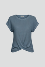 T-shirt da donna a girocollo con maniche corte