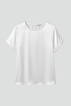 T-shirt da Donna con Girocollo e Maniche Corte